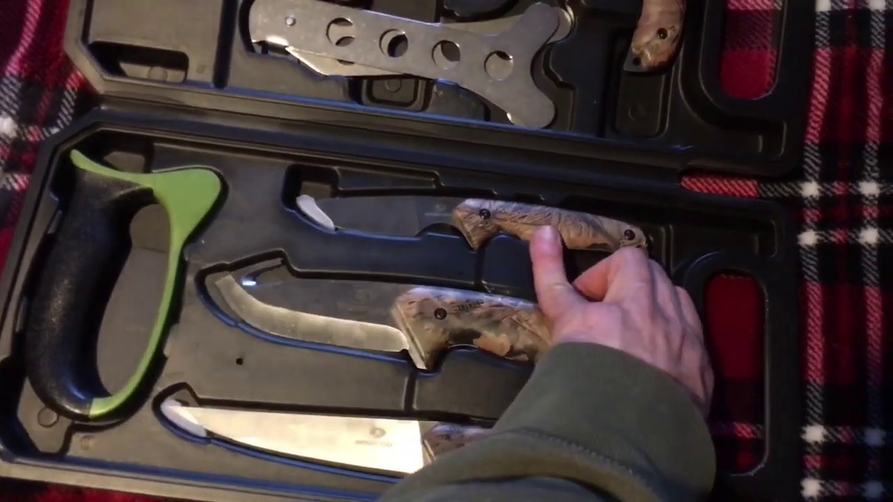 Tools in Mossy Oak Hunting Field Dressing Kit Case